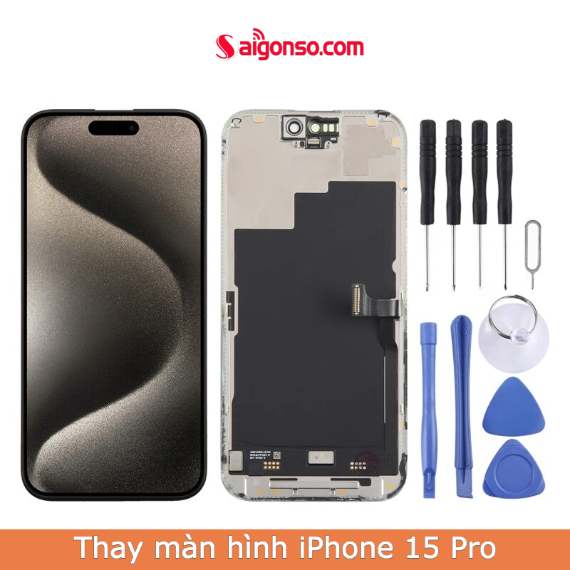 thay màn hình iphone 15 pro